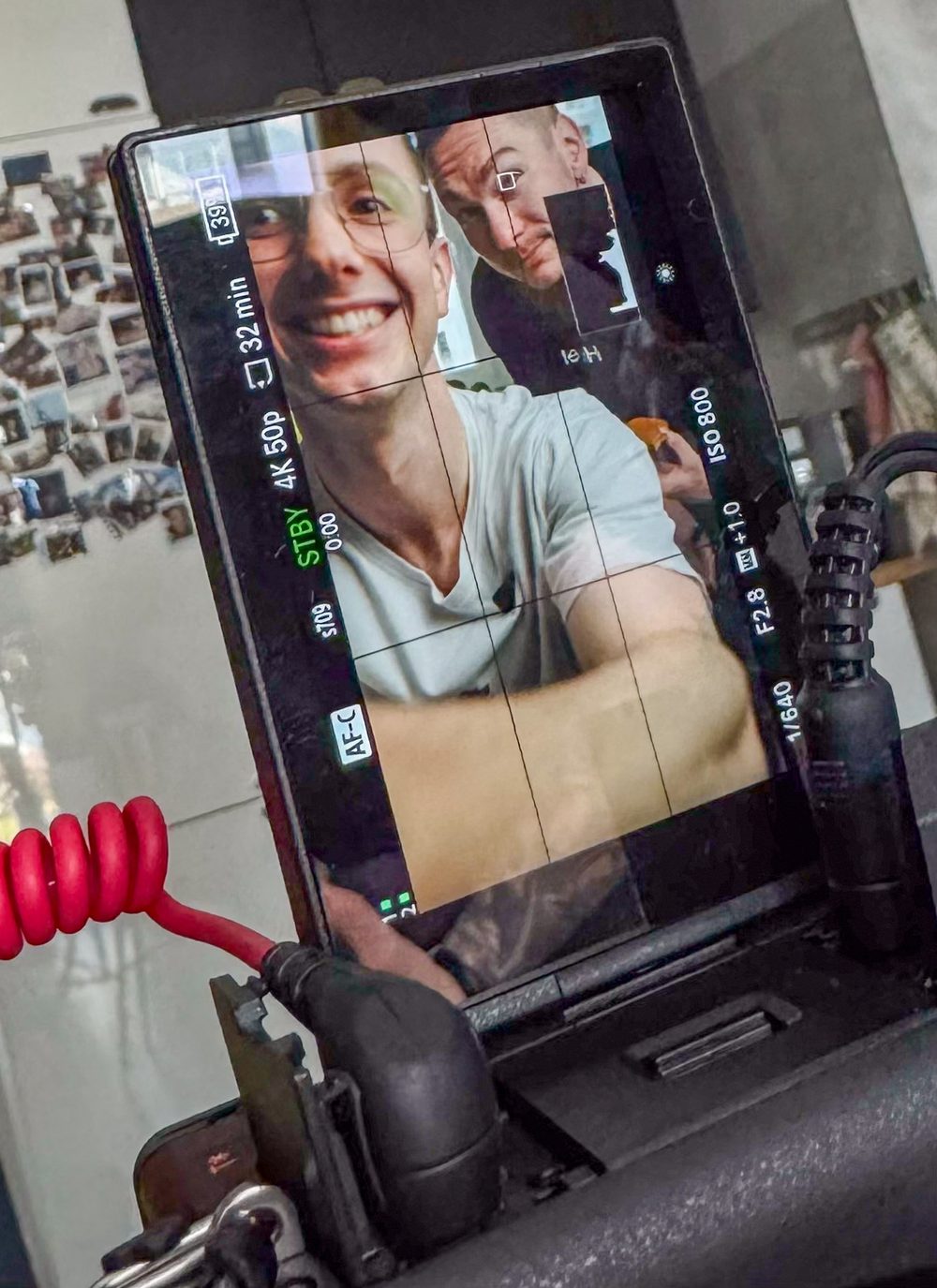 Behind the scenes – filming a piece
